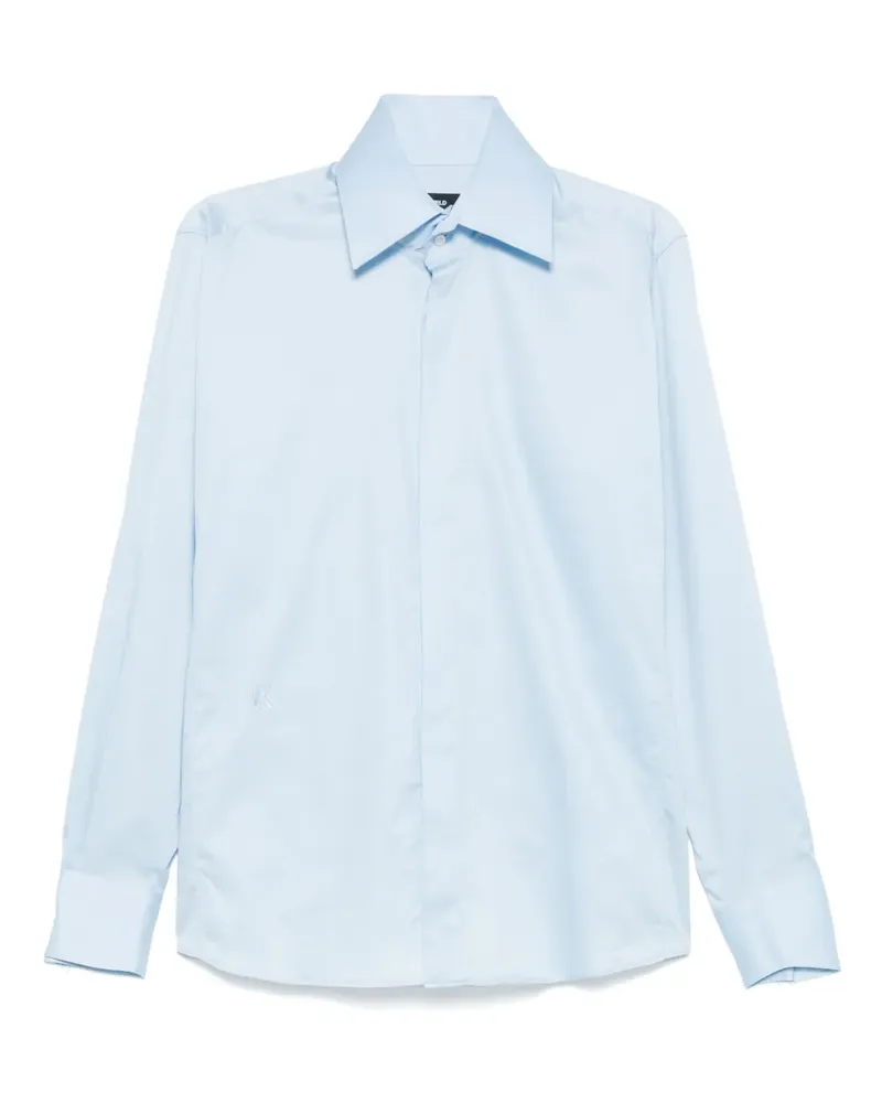 Karl Lagerfeld Hemd mit klassischem Kragen - Blau Blau