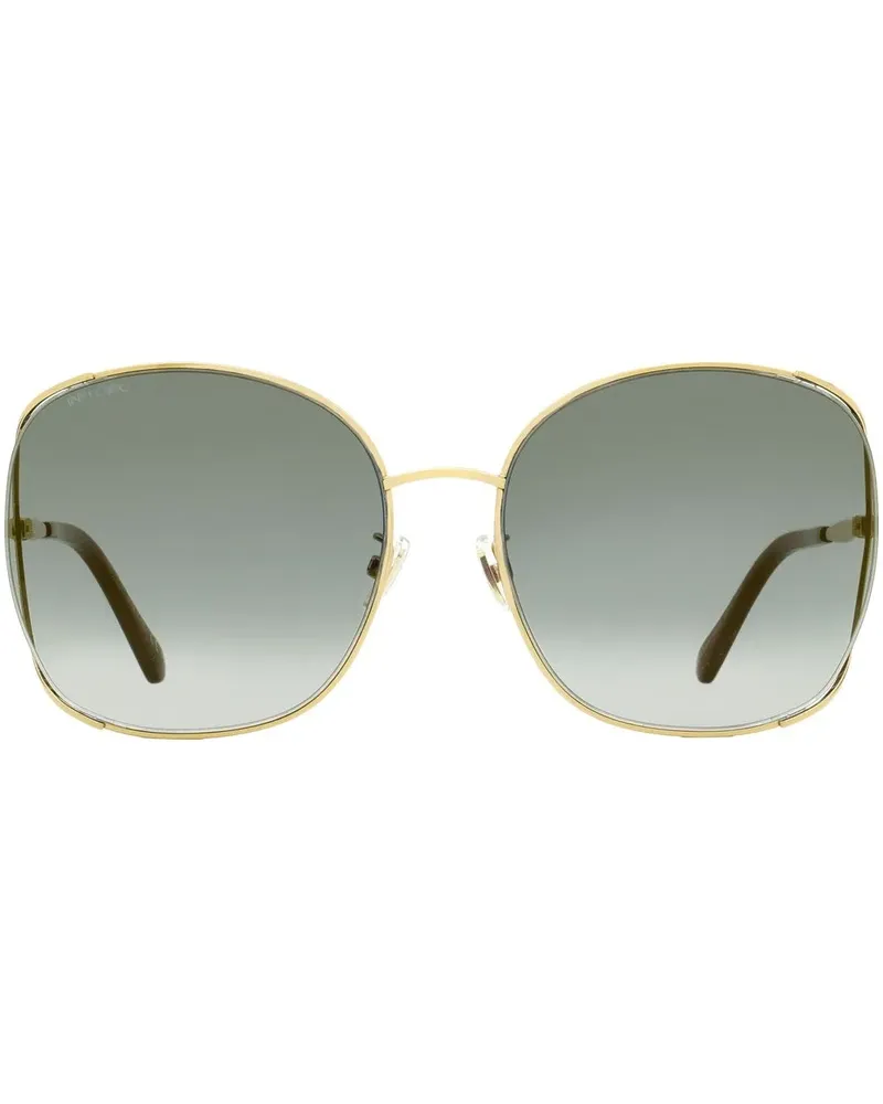 Jimmy Choo Eckige Tinka Sonnenbrille - Gold Gold