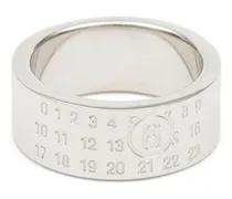 Polierter Numeric Ring mit Gravur