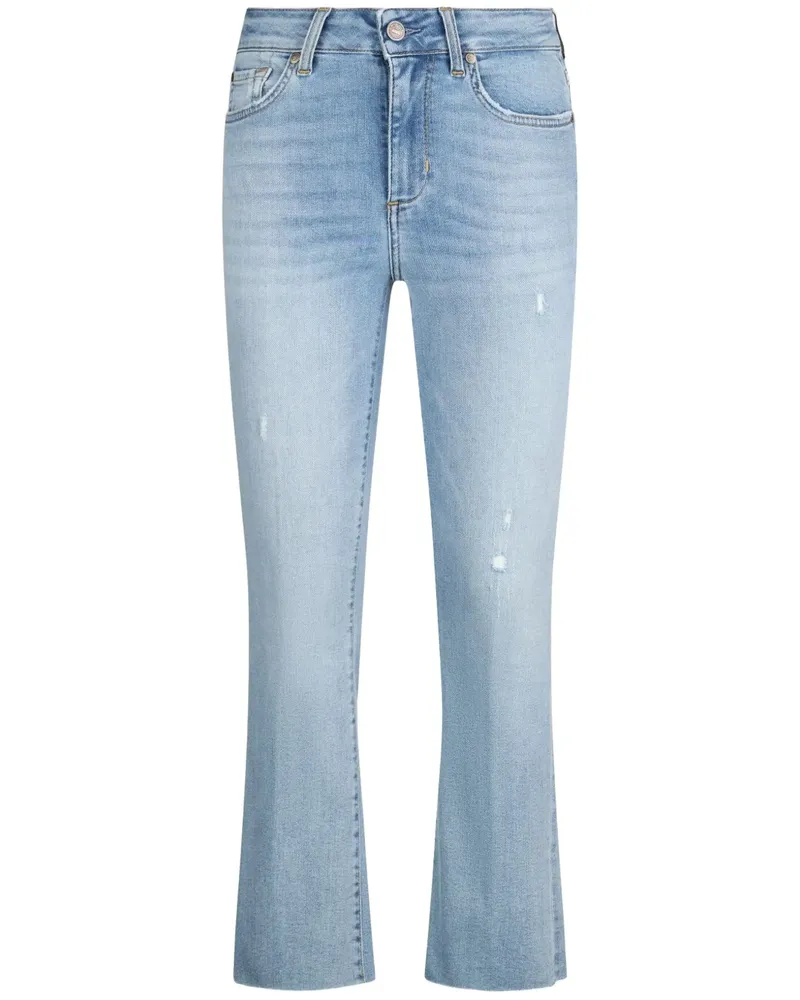 Liu Jo Bootcut-Jeans mit hohem Bund - Blau Blau
