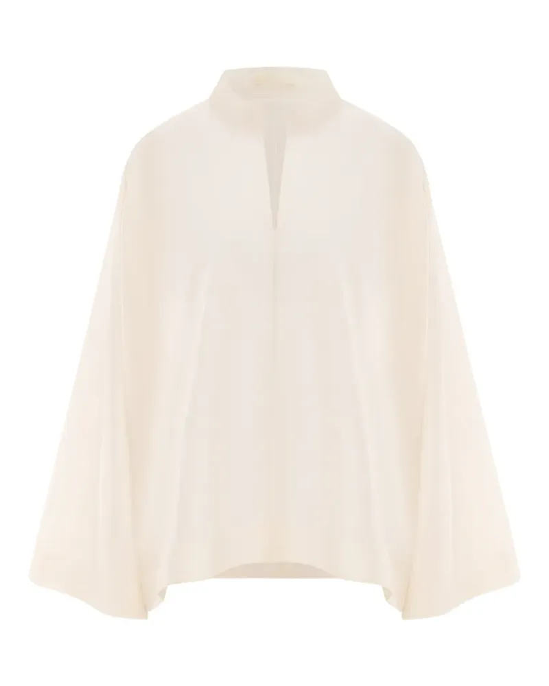 12 STOREEZ Marrakesh Bluse mit weiten Ärmeln - Weiß Weiß