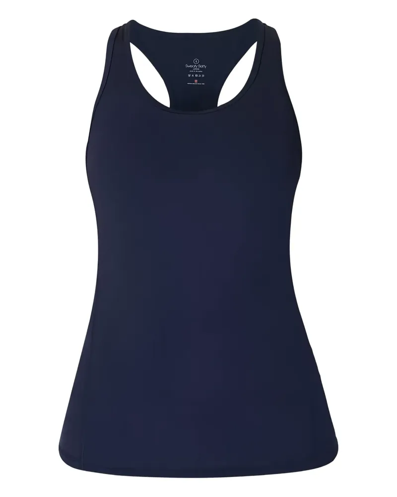 Sweaty Betty Mittelgroßes Power Racerback-Tanktop - Blau Blau