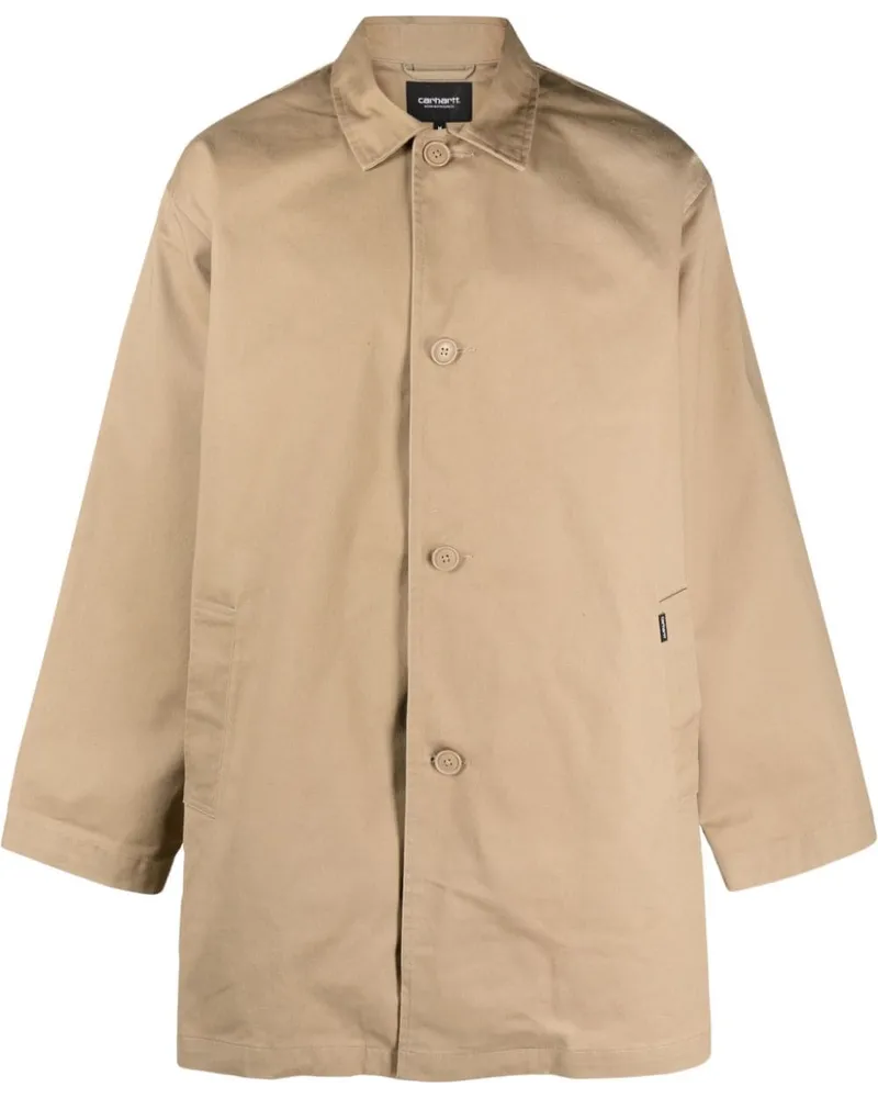 Carhartt WIP Einreihiger Newhaven Mantel Nude