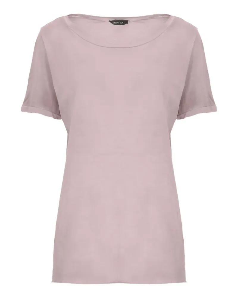 Avant Toi short-sleeve cotton T-shirt - Rosa Rosa