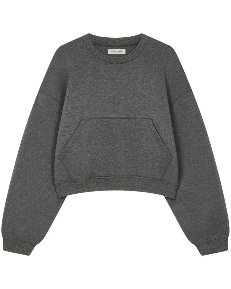 STUDIO TOMBOY Sweatshirt mit aufgesetzter Tasche - Grau Grau