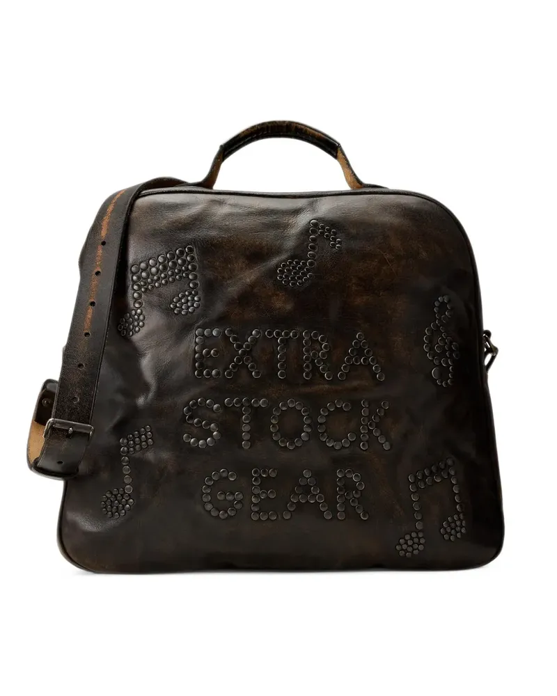 Ralph Lauren Handtasche mit Nieten - Braun Braun