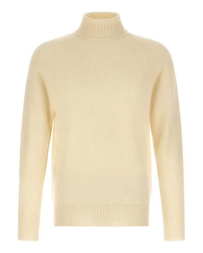 MA'RY'YA high-neck side-slit sweater - Nude Nude