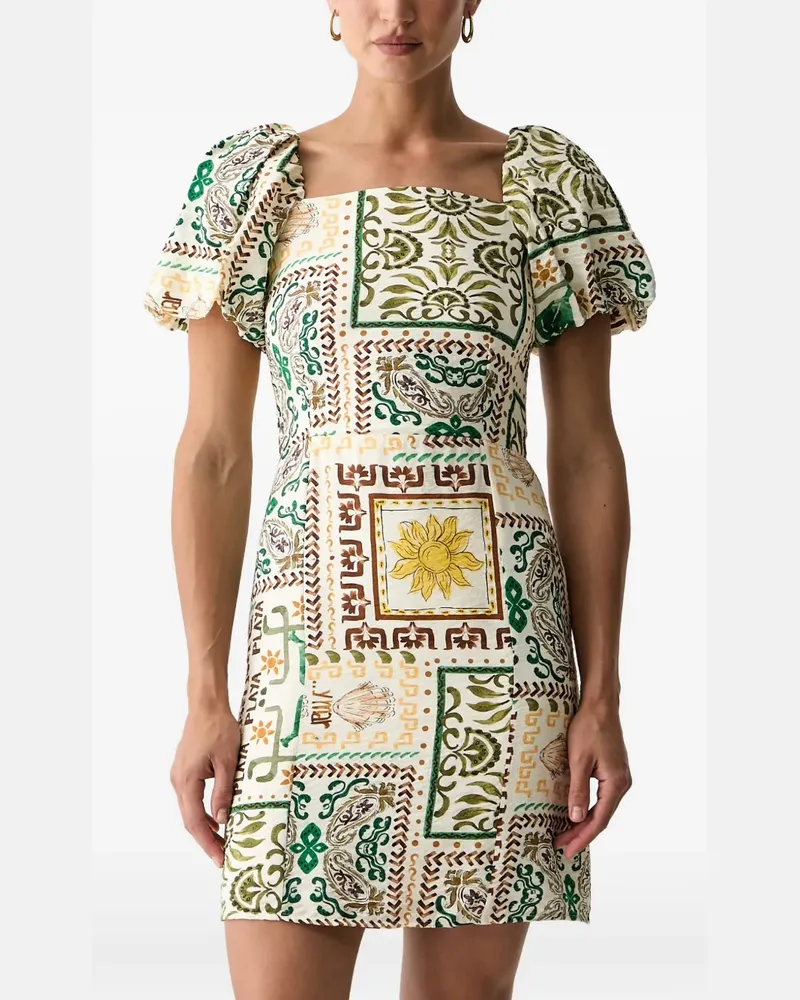 Morgan RBADI.F Kleid mit Paisley-Print - Nude Nude