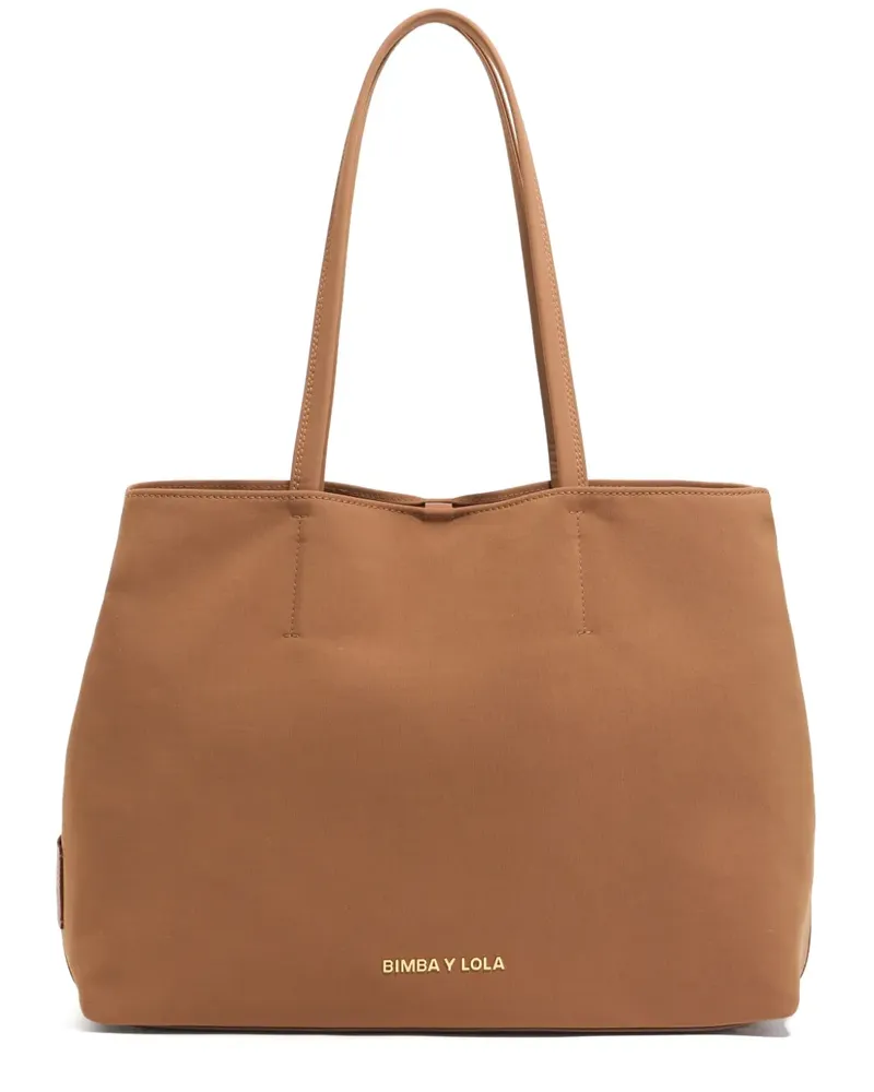 BIMBA Y LOLA Große Chihuahua Schultertasche - Braun Braun