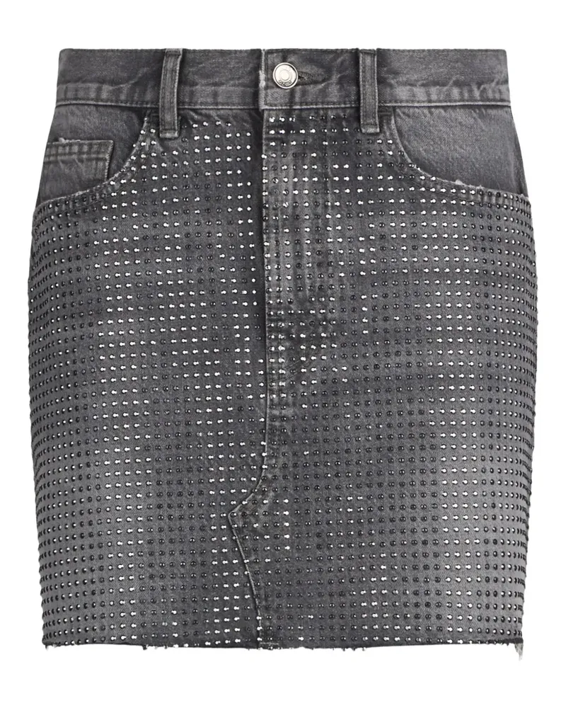 Liu Jo Jeansrock mit ausgefranstem Saum - Grau Grau
