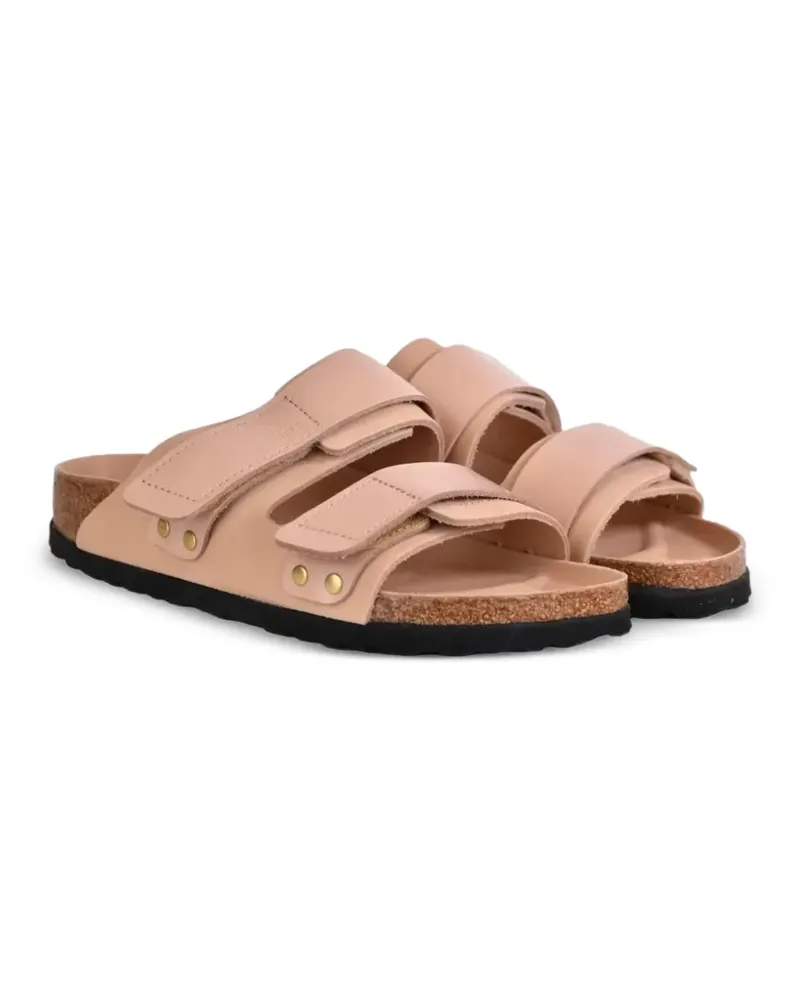 Birkenstock Uji touch-strap leather sandals - Nude Nude