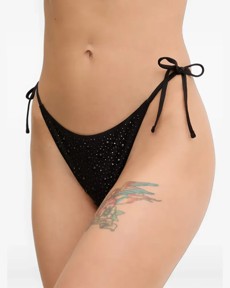 Guess rhinestones bikini bottoms - Schwarz Schwarz