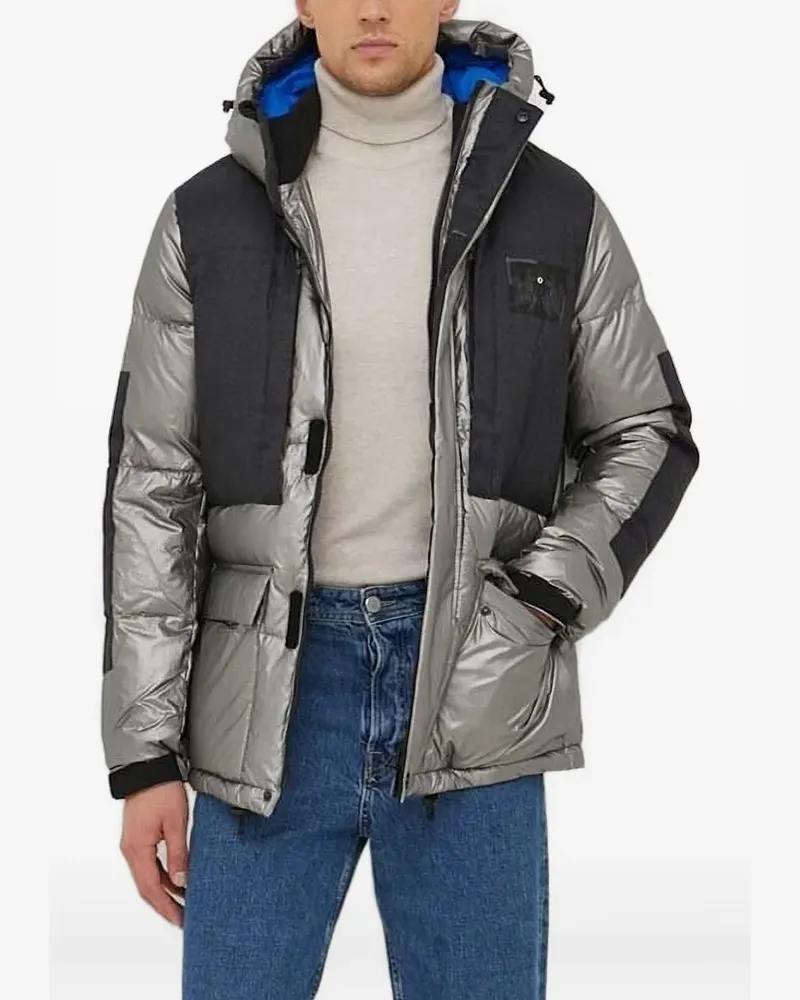 La Martina Watkins Steppjacke - Silber Silber