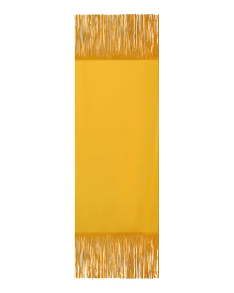 Taller Marmo Patty Stole Schal mit Fransensaum - Gelb Gelb