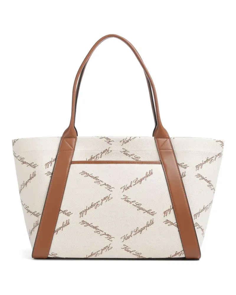 Karl Lagerfeld medium K/Ville shoulder bag - Nude Nude