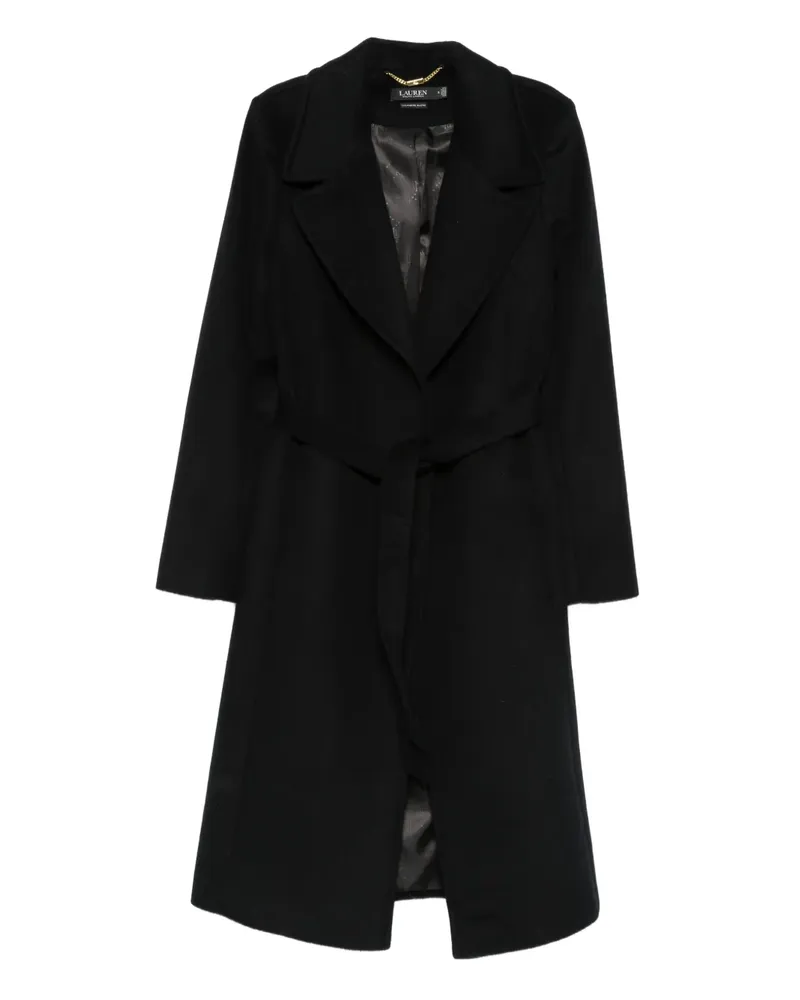 Ralph Lauren Mantel mit Gürtel - Schwarz Schwarz
