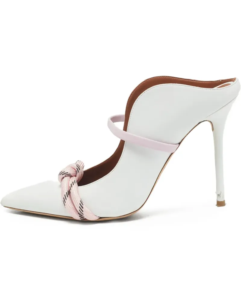 Malone Souliers Maureen Mules 100mm - Weiß Weiß