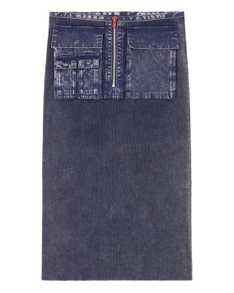 Diesel Gerippter Merin Rock - Blau Blau