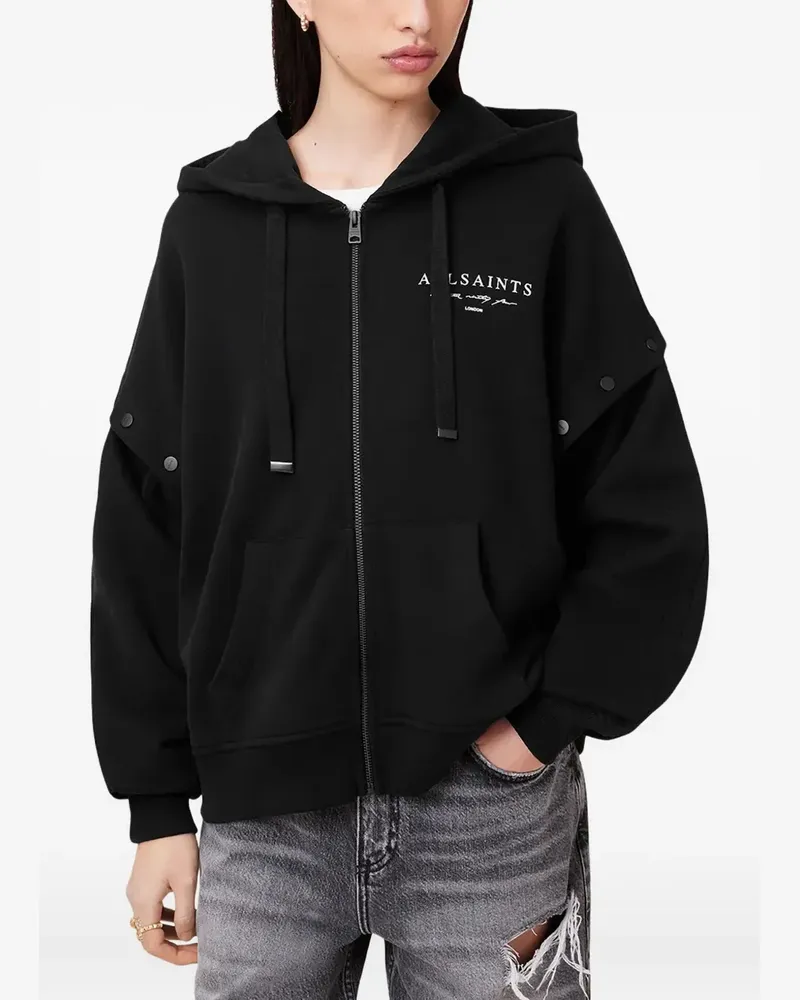 AllSaints Amphie Kapuzenjacke - Schwarz Schwarz
