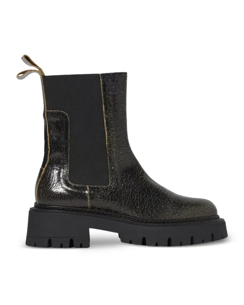 A.BOCCA Danubio Chelsea-Boots mit Plateau - Schwarz Schwarz