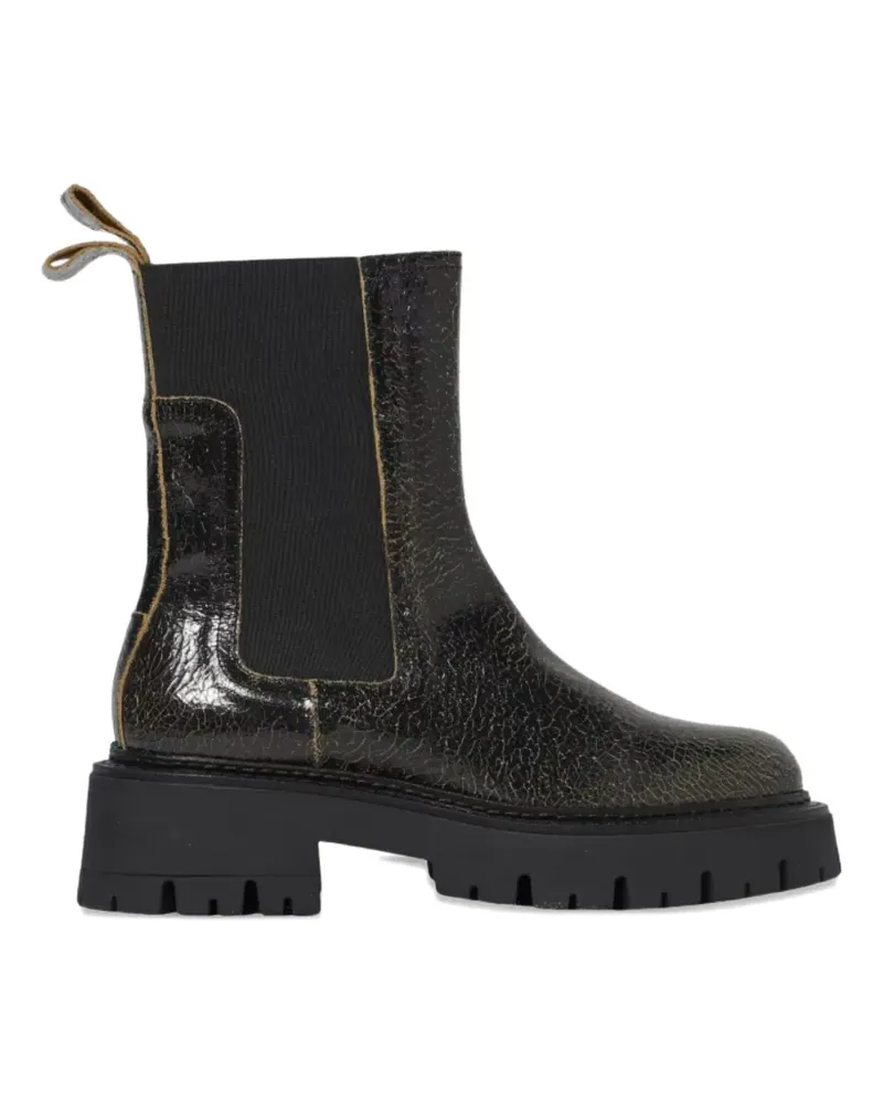 A.BOCCA Danubio Chelsea-Boots mit Plateau - Schwarz Schwarz