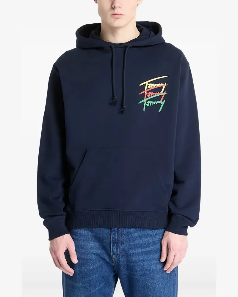 Tommy Hilfiger Hoodie mit Logo - Blau Blau