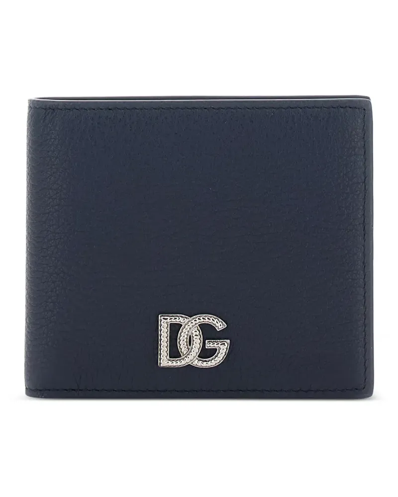 Dolce & Gabbana Portemonnaie mit DG - Blau Blau
