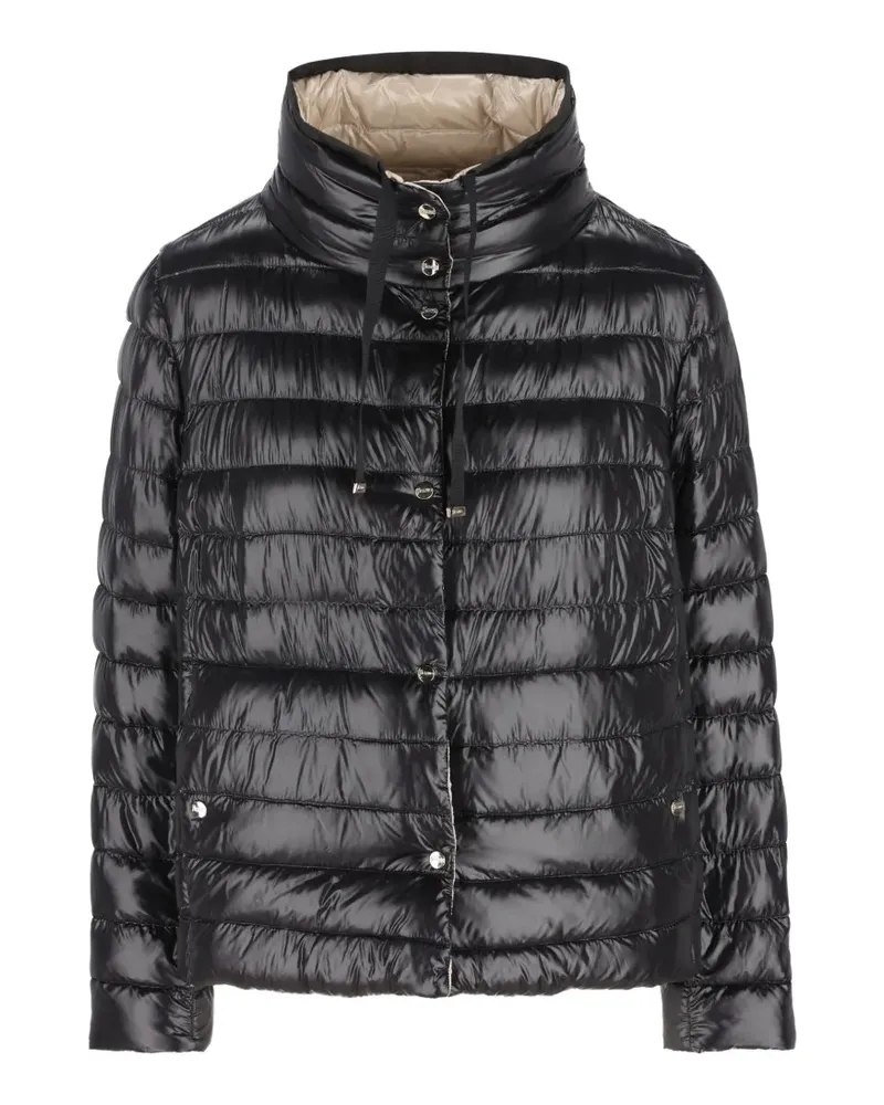 Herno high-neck padded jacket - Schwarz Schwarz