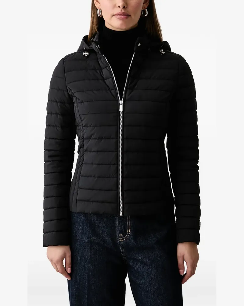 Trussardi Gesteppte Kapuzenjacke - Schwarz Schwarz