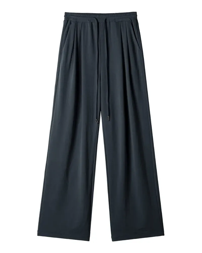 b+ab Palazzohose mit Kordelzug - Grau Grau