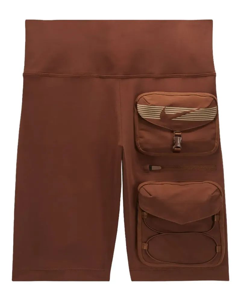 Nike Shorts mit Logo - Braun Braun