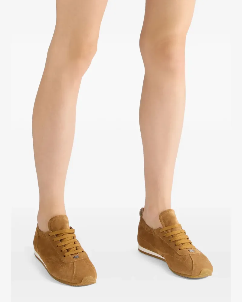 Casadei lace-up sneakers - Nude Nude