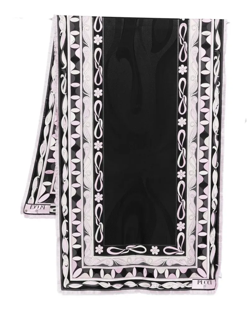 Emilio Pucci Scarf - Schwarz Schwarz