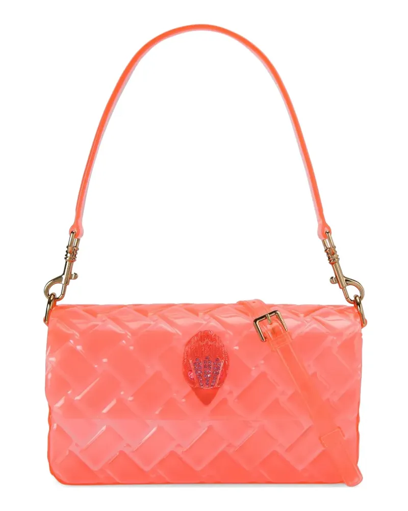 Kurt Geiger Kensington Schultertasche mit Schmucksteinen - Rosa Rosa