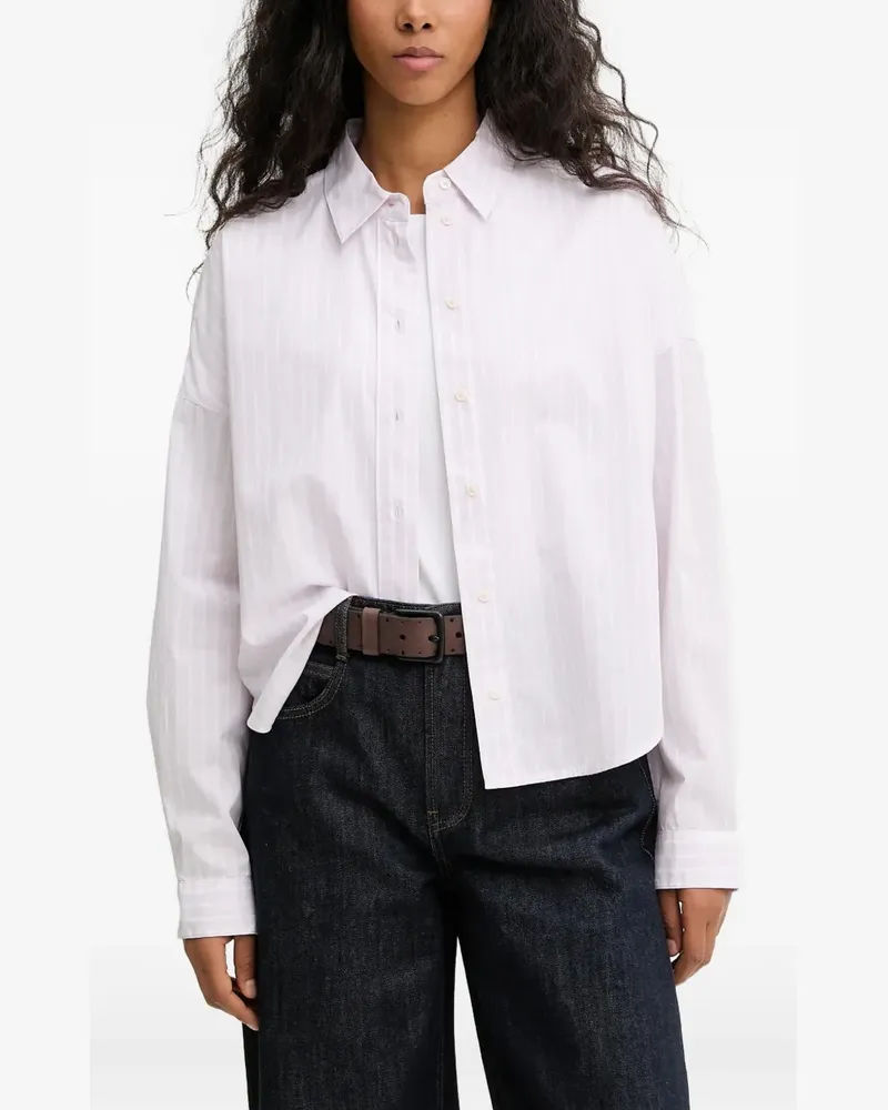 Marc O'Polo vertical-stripe long-sleeve shirt - Rosa Rosa