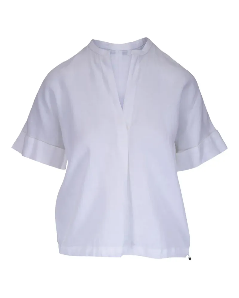 Vince Kurzärmelige Bluse - Weiß Weiß