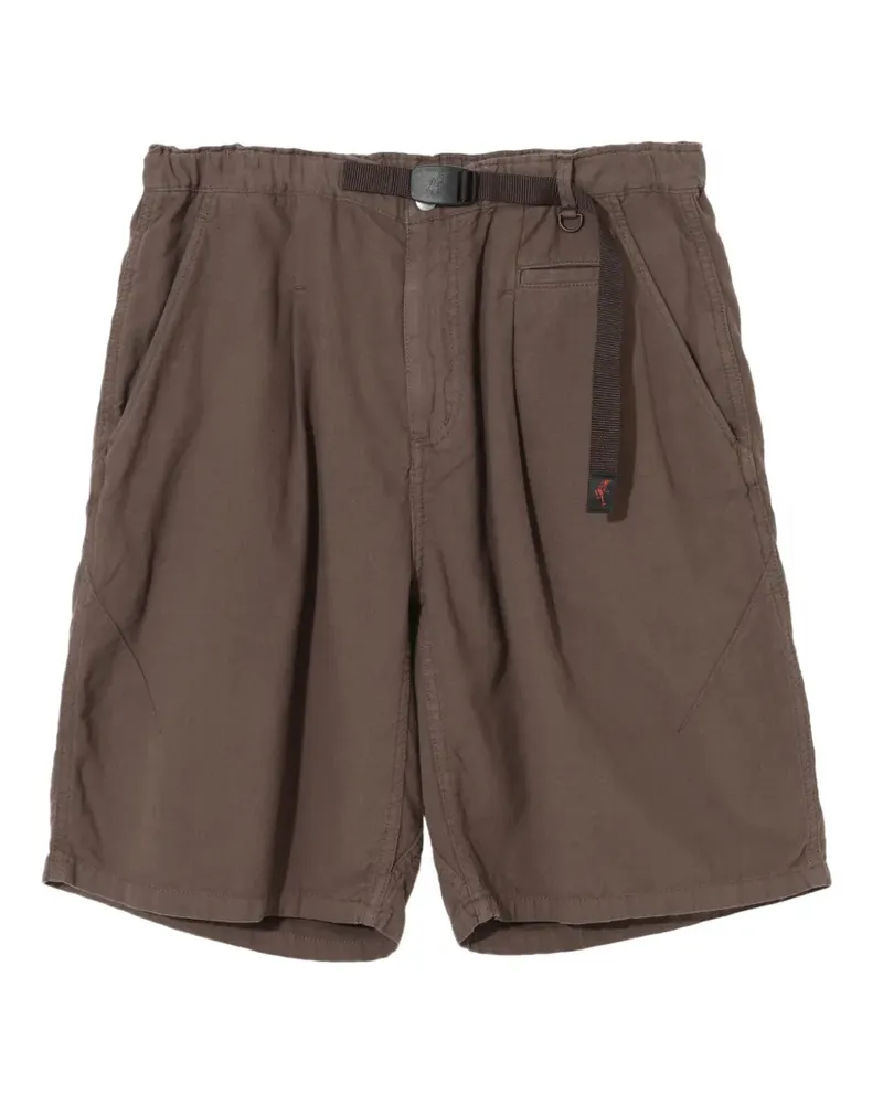 Undercover Bundfaltenshorts mit Gürtel - Braun Braun