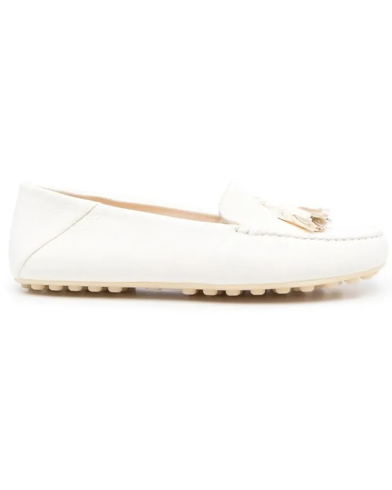 Loro Piana Loafer mit Quasten - Weiß Weiß