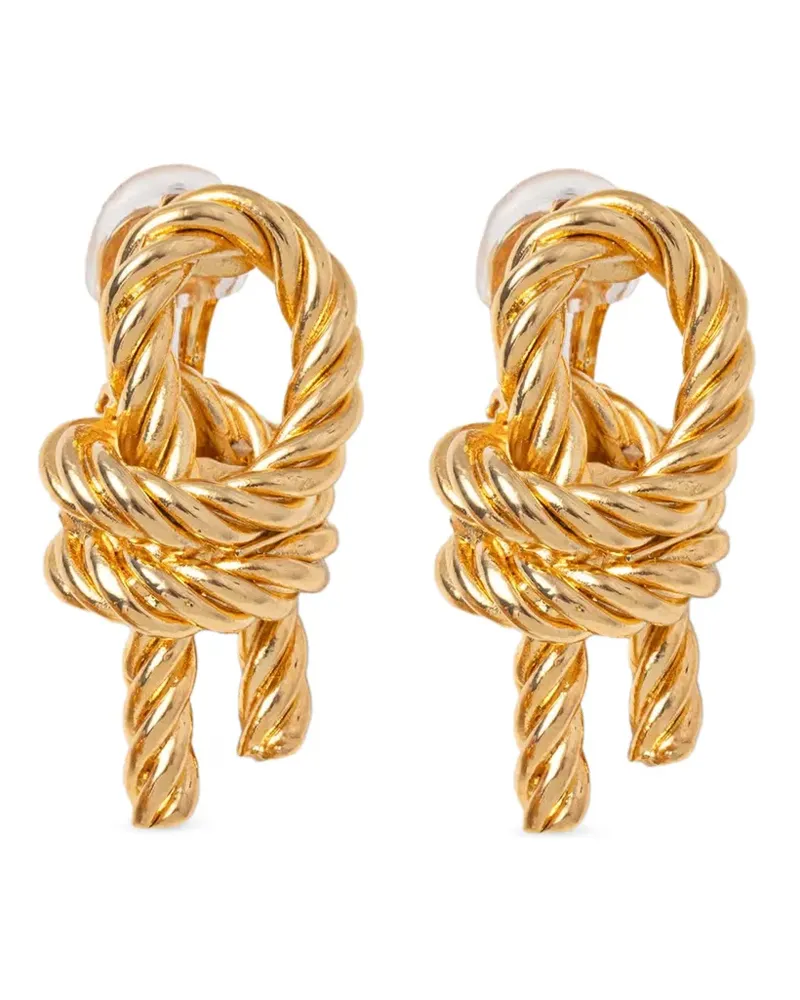 Luisa Spagnoli Nasso Ohrringe mit Knoten - Gold Gold