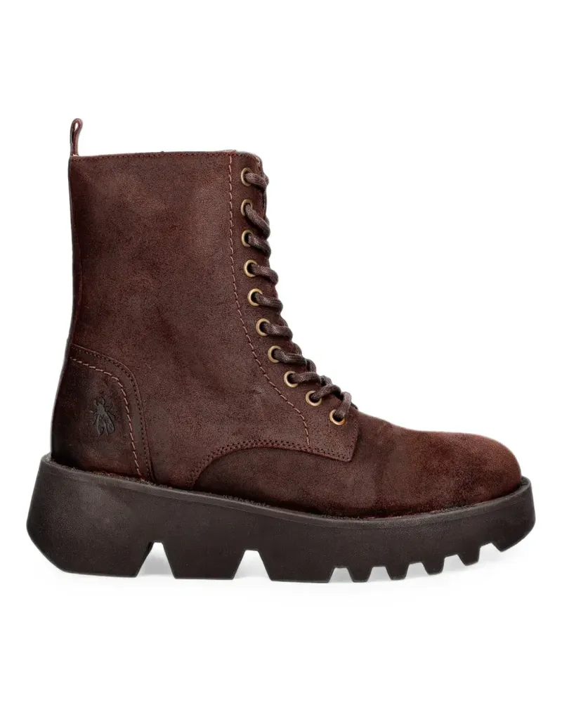 Fly London lace-up platform boots - Braun Braun