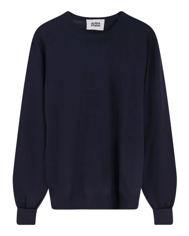Alpha Industries Pullover mit Rundhalsausschnitt - Blau Blau