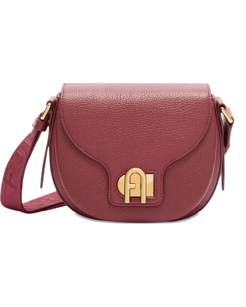 Furla Lotus Umhängetasche mit geschwungener Klappe - Rot Rot