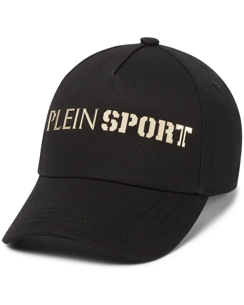 Philipp Plein Baseballkappe mit Logo-Print - Schwarz Schwarz