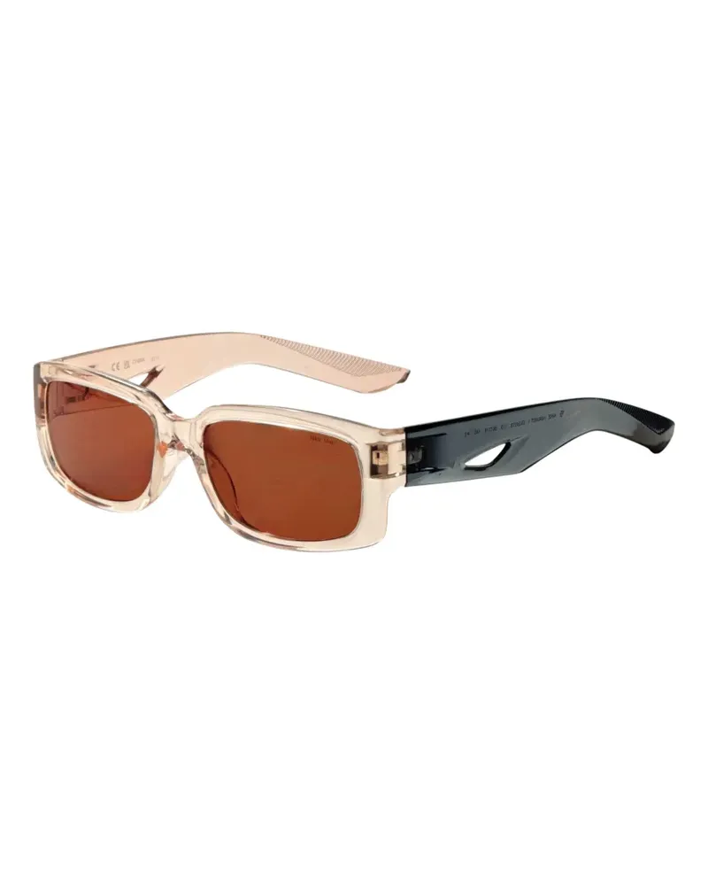 Nike Variant Sonnenbrille mit eckigem Gestell - Nude Nude