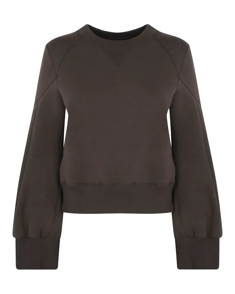 Sacai raglan-sleeve balloon-sleeve sweatshirt - Braun Braun