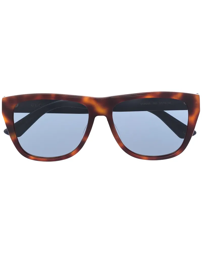 Gucci Sonnenbrille in Schildpattoptik - Braun Braun