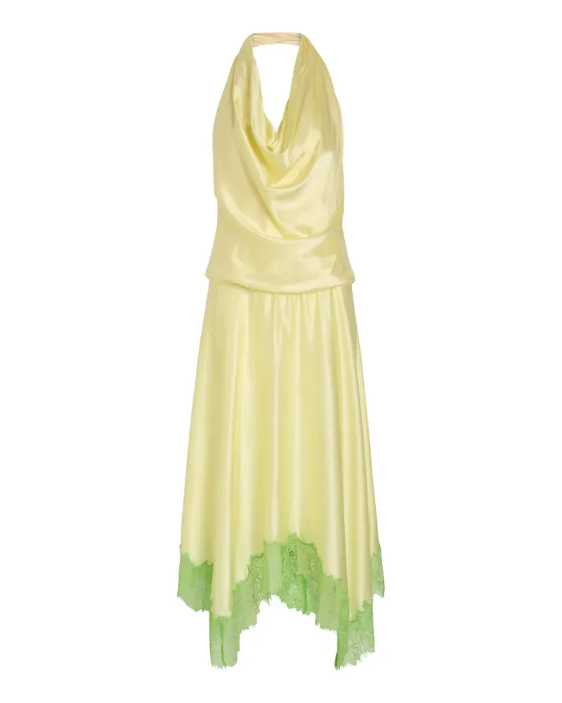 STAUD Elira Midikleid - Gelb Gelb