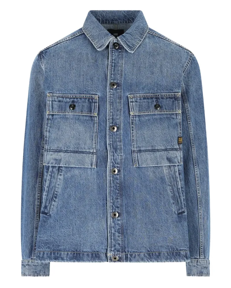 G-STAR RAW Mosa Denim-Hemdjacke - Blau Blau