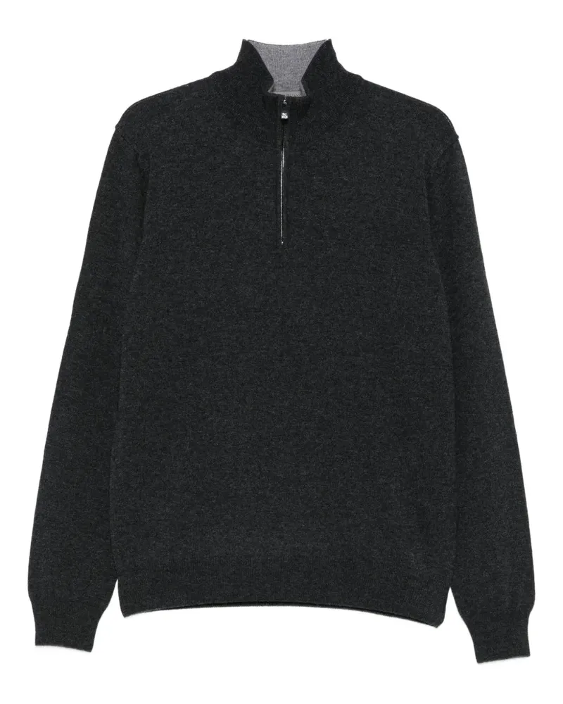 Corneliani Pullover mit Reißverschluss - Grau Grau
