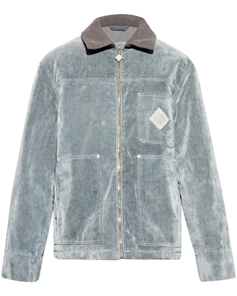 Casablanca Paris Klassische Cordjacke - Grau Grau